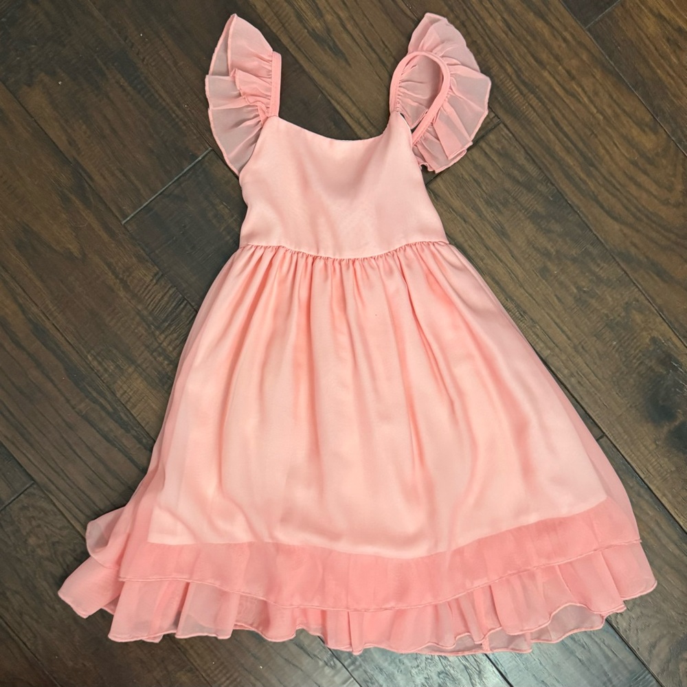 Ricrac & Ruffles Chiffon dress NWT Size 6